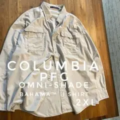 columbia コロンビア　PFG バハマシャツOMNI-SHADE 2XL