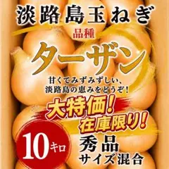 訳あり品】淡路島玉ねぎ ターザン サイズミックス 10キロ - メルカリ