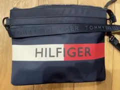 TOMMY HILFIGER ネイビー ショルダーバッグ