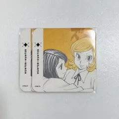HUNTER×HUNTER アートコースター カチョウ　フウゲツ