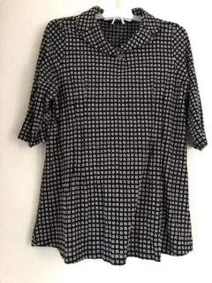 24✨格安✨ TENOROC♡テノロッチ　チュニック　チェック柄五分袖シャツ