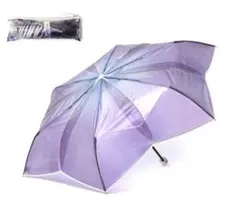 【新品未使用】Wpc. 紫陽花アンブレラ 折り畳み雨傘 クラッチバッグ型ケース付