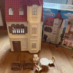 シルバニアファミリー 赤い屋根のエレベーターのあるお家