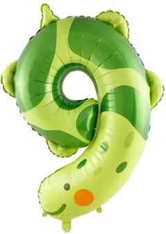 誕生日 お祝い バルーン 9歳 40インチ 風船 かわいい 動物 パーティー