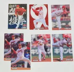 広島東洋カープ　セット　2024プロ野球チップス第2弾