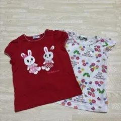 ミキハウス うさこちゃん ドット 半袖 Tシャツ 90cm