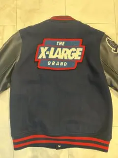 X-LARGE 刺繍ロゴ ネイビー ジャケット