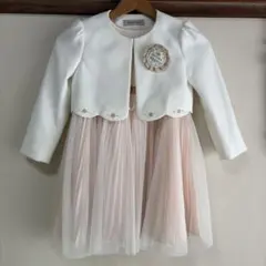 カーディガン付きワンピース 120