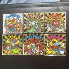 美品。ロッテ ビックリマン秘蔵外伝シール　ヘッドロココ 他 6枚セット