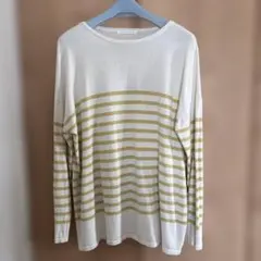 AMERICAN HOLIC 長袖カットソー ボーダー柄　フリー