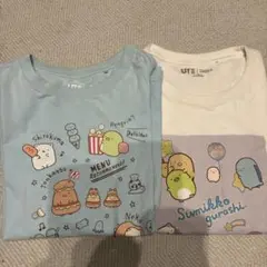 値下げ！２枚　ユニクロ　140 すみっこぐらし　Tシャツ