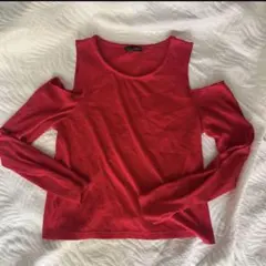 Zara ザラ　肩出し 肩だし　ニット　カットソー
