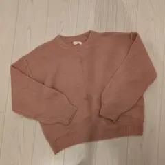 【しまむら】tal. by yumi. ピンク 長袖ニットセーター