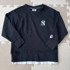 MLB 黒 トレーナー 120 ドッキング