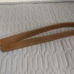 renomaバッグのステッチブラウンショルダー