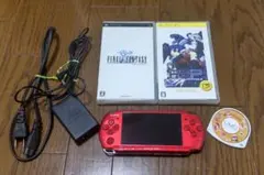 動作品 PSP3000 本体 ラディアントレッド