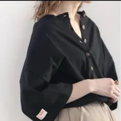＜JaVaジャバコラボ＞ 前後2way ヘン リートップス　新品のサムネイル