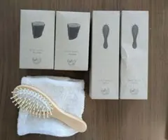 [帝国ホテル]木製 ヘアブラシ ・ボディタオルセット
