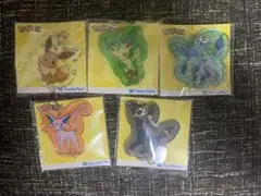 《ポケモン》第2弾 ファミマ　アクリルキーホルダー　5点セット　ブイズ