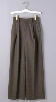 ＜UNITED ARROWS＞W/N ツイード 2タック パンツ W 36