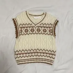 ZARAキッズ　ニットベスト 98cm 2-3歳