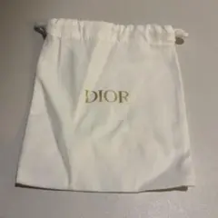 Dior 巾着 ポーチ ホワイト