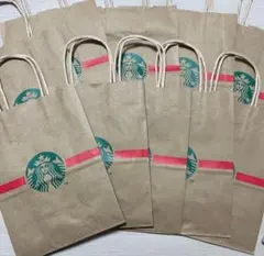 新品未使用　スタバ　通常サイズ　ショッパー 10枚セット　紙袋　ホリデー
