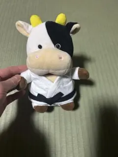 牛柔道ぬいぐるみ