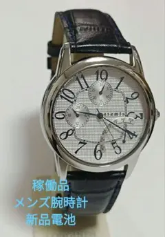 稼働品 aramis 2013 アラミス メンズ腕時計 新品電池