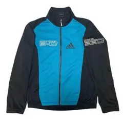 adidas アディダス　ジャージ　黒　青　レディース　Lサイズ　スポーツ
