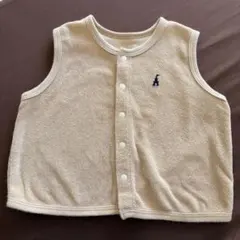 ベビー服　ベスト　パイル地