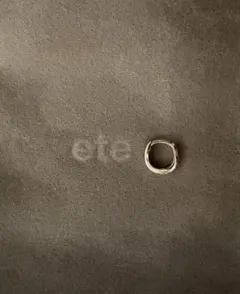 【最終値下げ価格】ete K10フープピアス　片耳用（証明書つき）