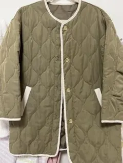 オリーブグリーン キルティングジャケット