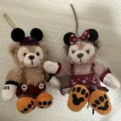 ダッフィー&シェリーメイ　ぬいぐるみストラップ　セット