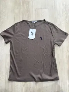 【新品タグ付き】US POLO ASSN. リブ ポロTシャツ レディース