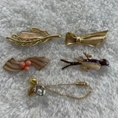 ヴィンテージ風　ブローチ　おまとめ　#83