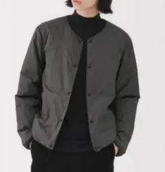 カーディガン ダウンジャケット