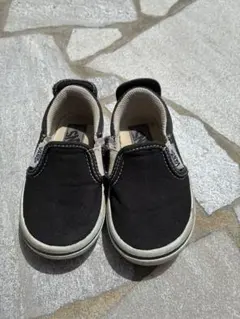 VANS スリッポン ブラック 14cm キッズ スニーカー