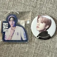 ハン POPUP アクキー DFESTA 缶バッジ 2点セット