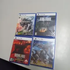 PS5 アクションゲームソフト4本セット