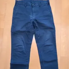 メンズ チノパン ネイビー ユニクロ W70cm