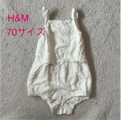 H&M レース柄ロンパース