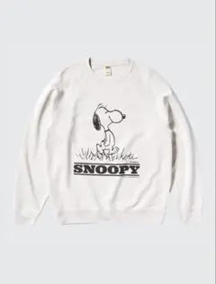 UNIQLO ユニクロ　ピーナッツ スウェットシャツ　スヌーピー　ライトグレー
