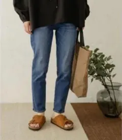 【2500円】アーバンリサーチドアーズ ☆デニム ストレッチテーパードパンツ