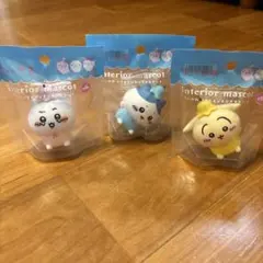 ちいかわ ソフビインテリアマスコット 3個セット