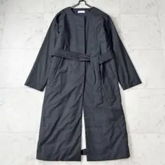 未使用 yuni ガンクラブ ウール ショールカラー コート ガウン ユニ 新品 未使用 yuni ガンクラブ ウール ショールカラー コート ガウン ユニ