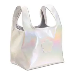 MARY QUANT オーロラサフィアーノ トートバッグ（ホワイト）新品