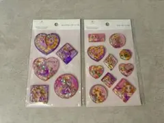 セリア ラプンツェル ウォーターシール２枚セット