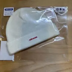 miki HOUSE ベビー帽子 クリーム色 FREEサイズ