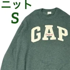 【ニット】GAP Original 緑 セーター ニット メンズ S グリーン